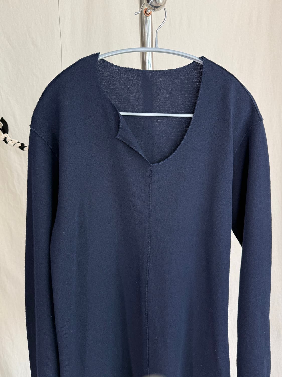 Comme des Garcons 비대칭 절개 니트 탑 상품이미지5