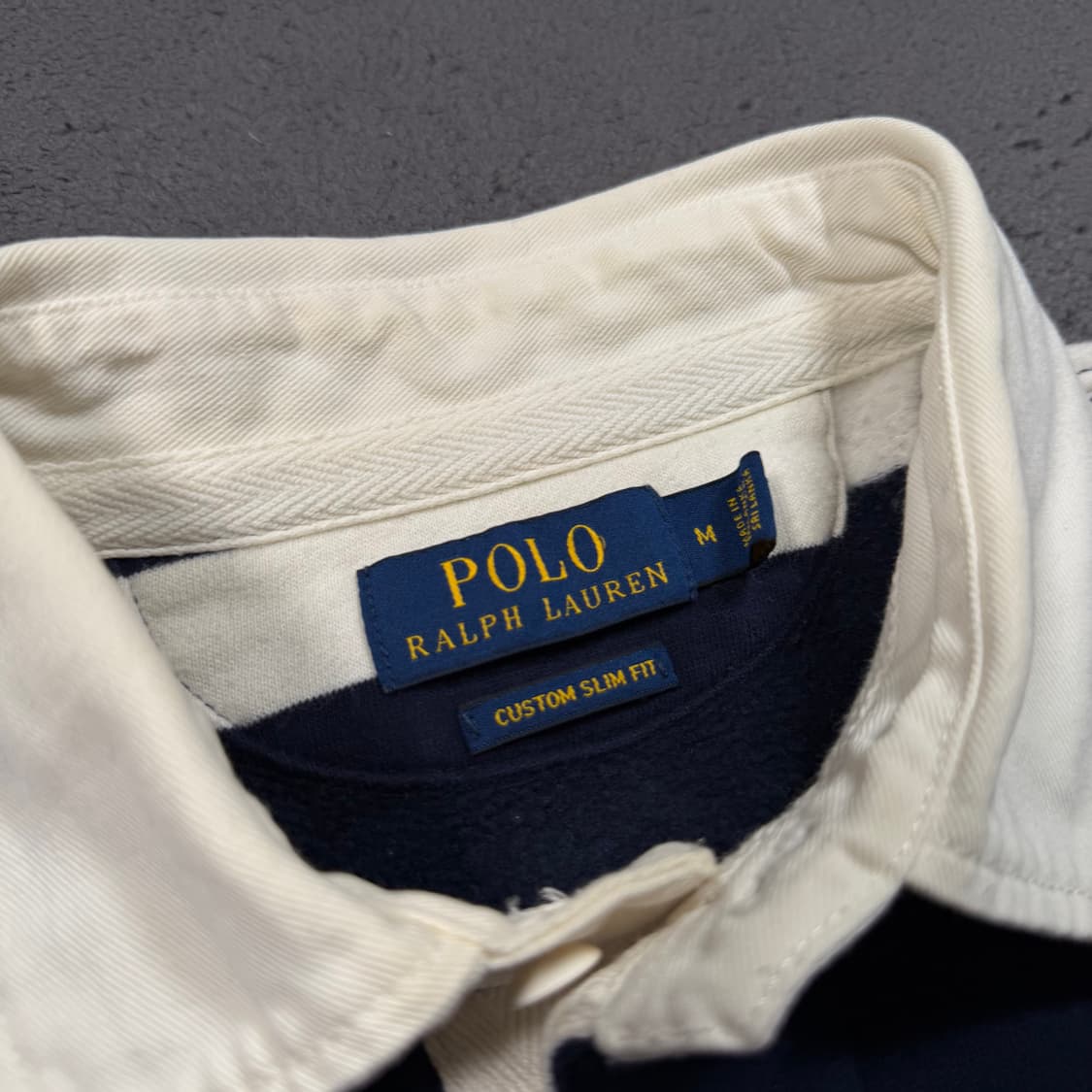 폴로 네이비 스트라이프 럭비티 상품이미지3