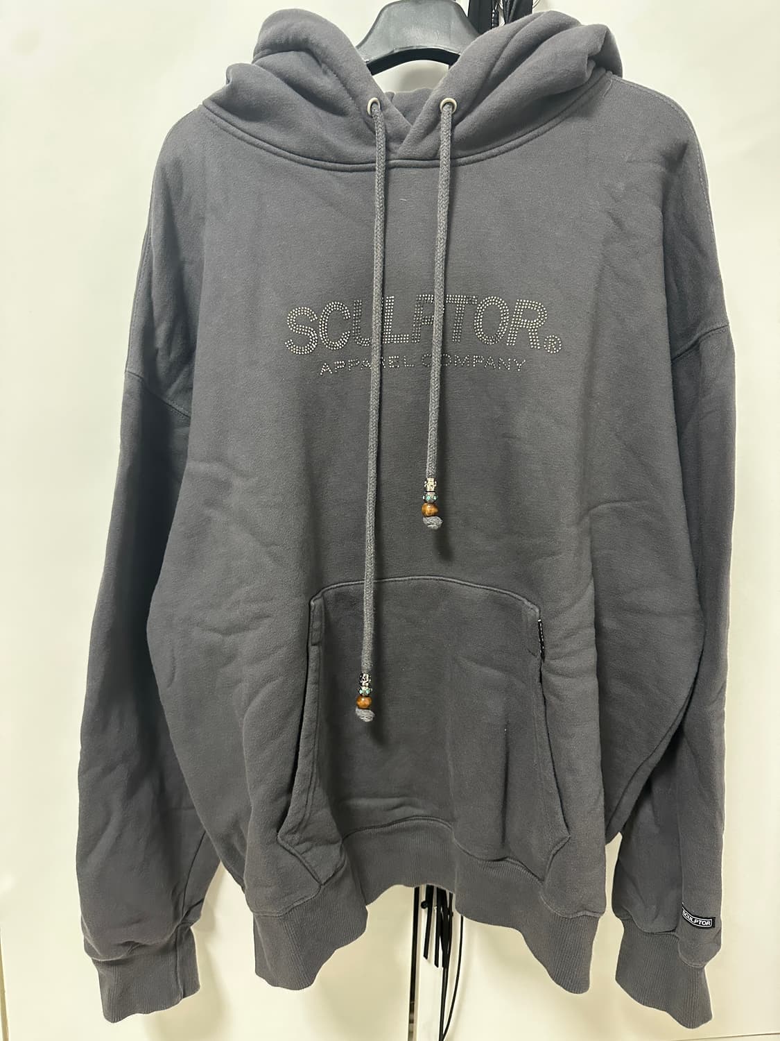 Hotfix Logo Hoodie_Charcoal 상품이미지2