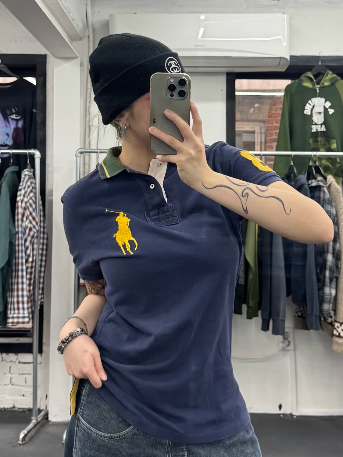 폴로 랄프로렌 옐로우 빅포니 티셔츠 상품이미지5