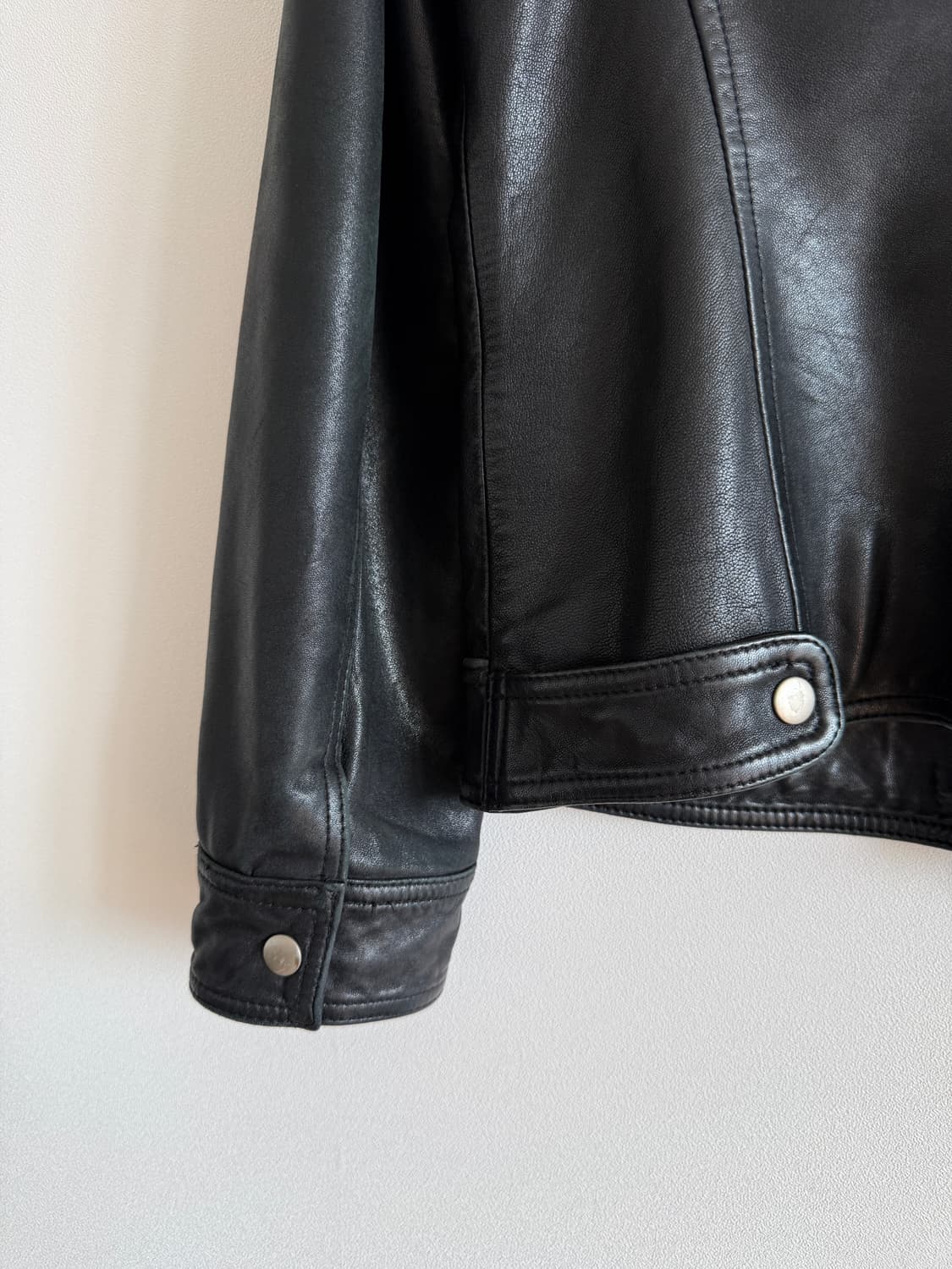 Pre owned 램스킨 레더 자켓 상품이미지5
