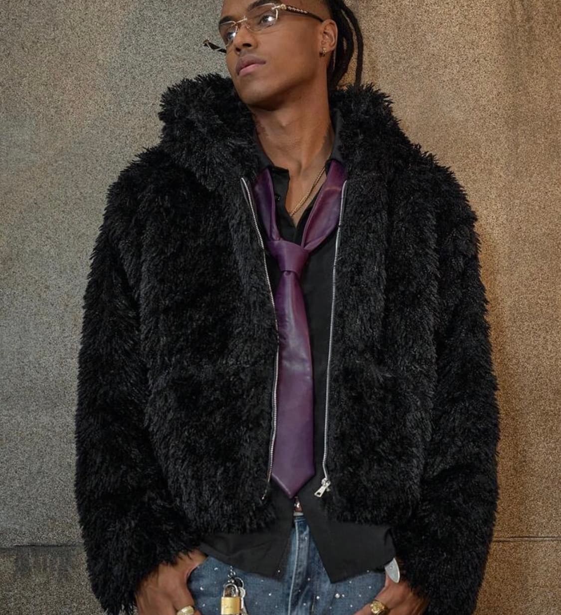 검정 퍼자켓 상품이미지3