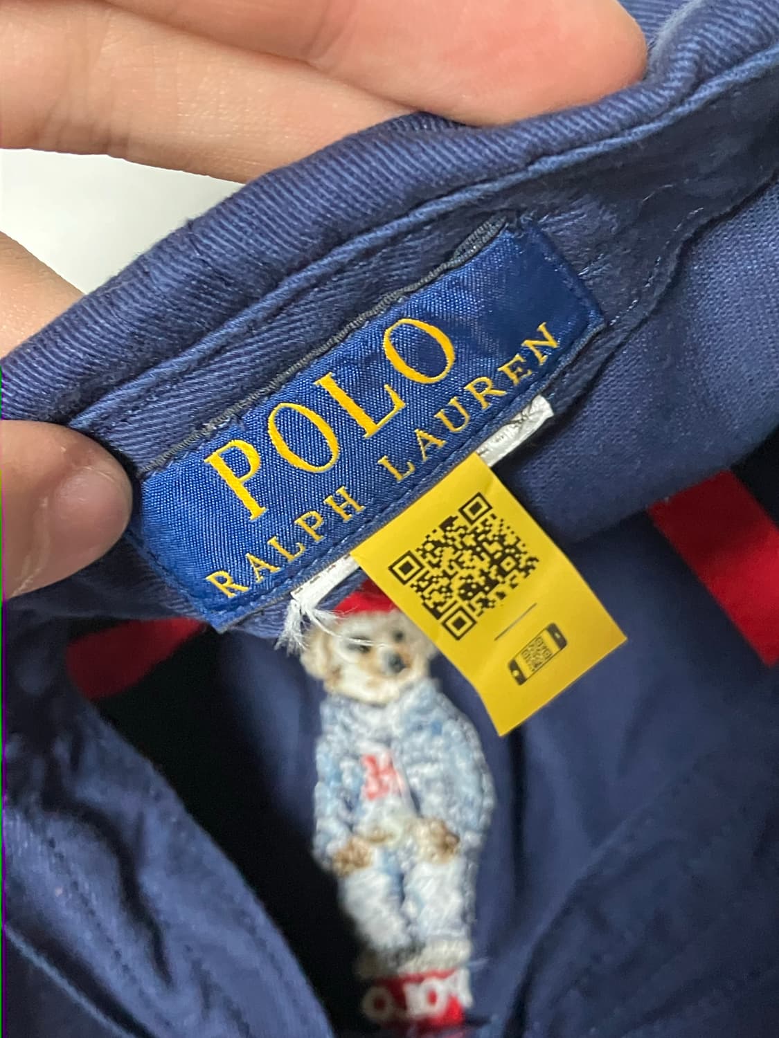 폴로 랄프로렌  폴로베어 볼캡 네이비 상품이미지5