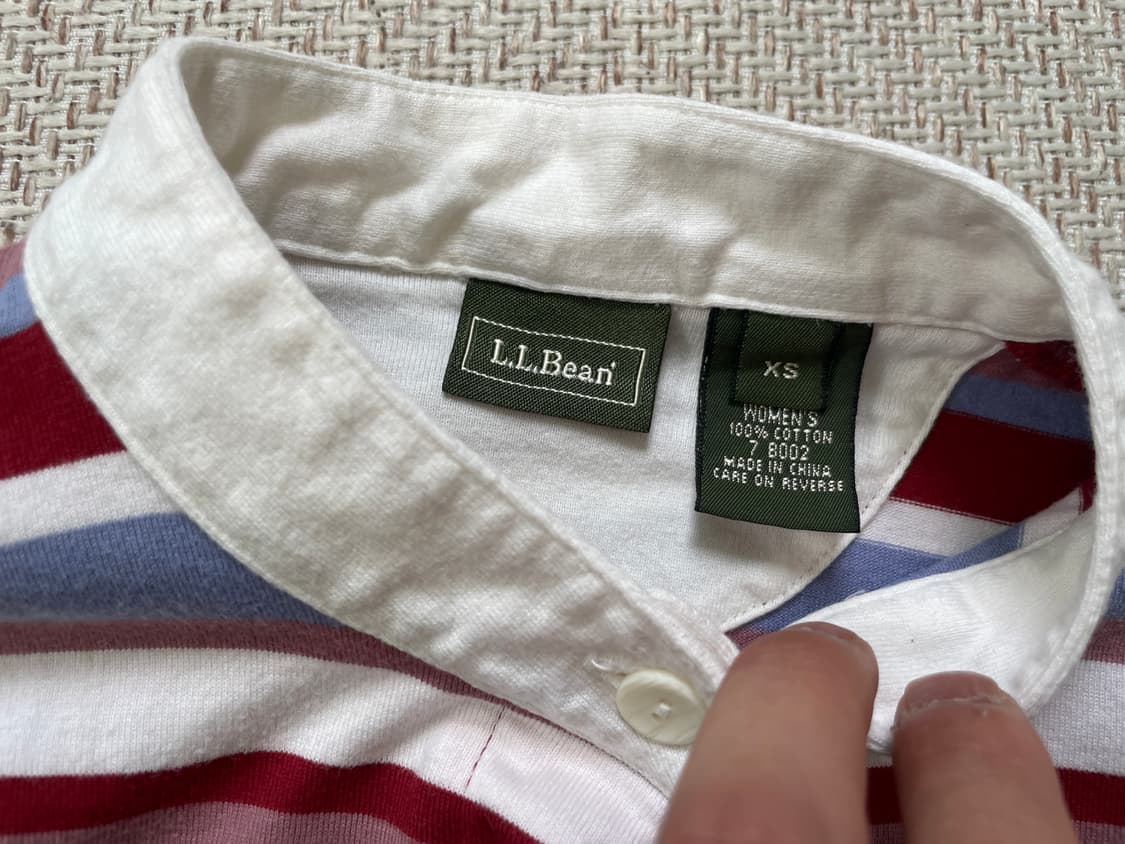 Ll.bean 엘엘빈 스트라이프 카라 반팔티  상품이미지2