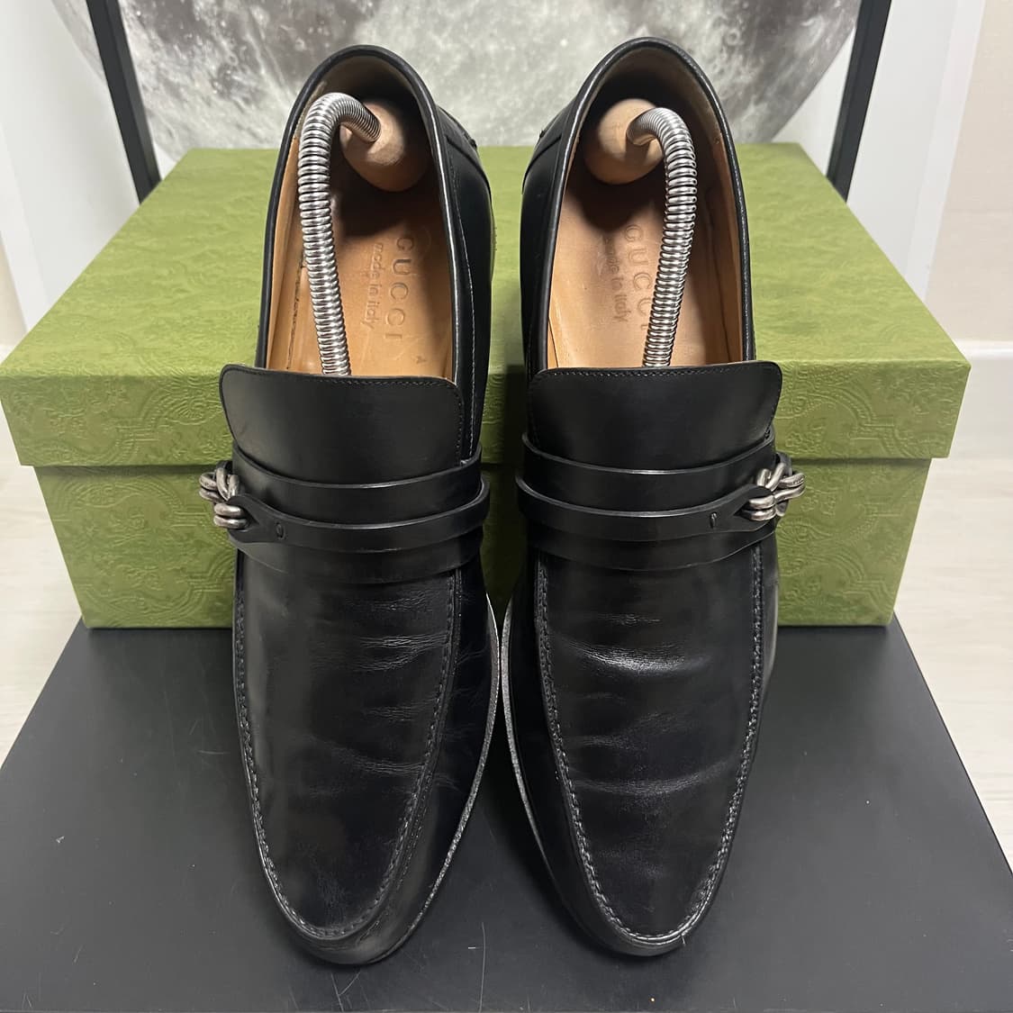 정품 41) 구찌 knot 은장 로퍼 구두 265~270 상품이미지3