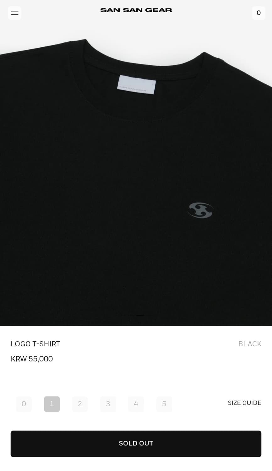 Sansan gear LOGO T-SHIRT (2) 상품이미지3