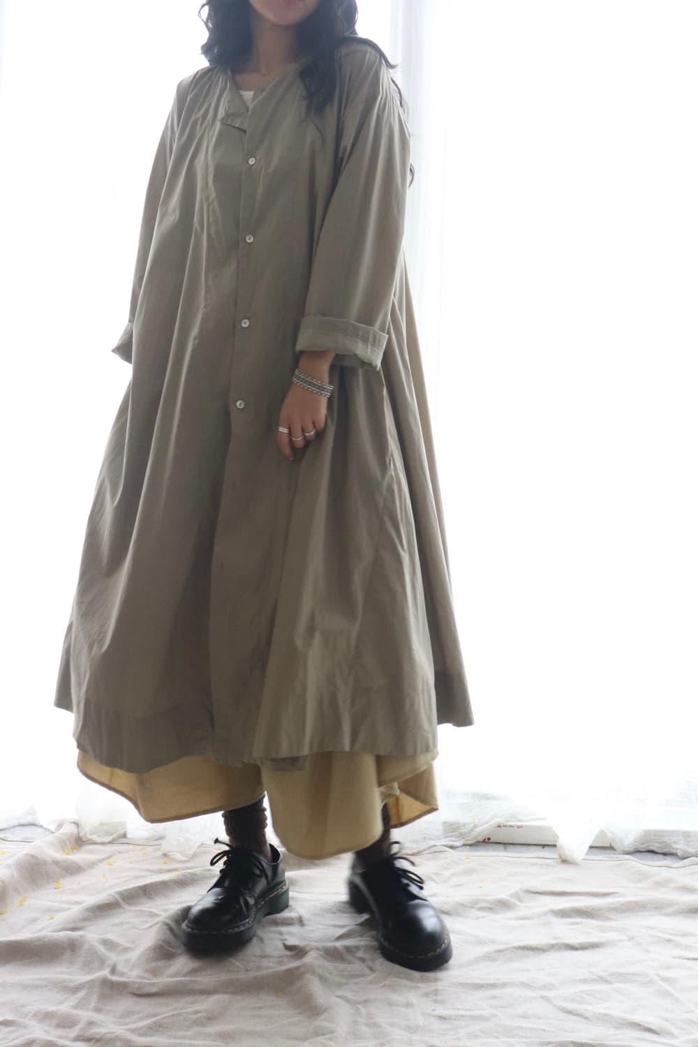 [Veritecoeur] Smocking Robe Dress 상품이미지6