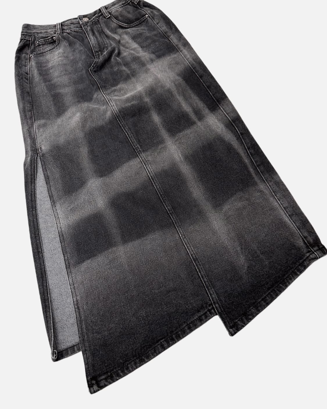 spotlight side slit denim skirt 상품이미지4