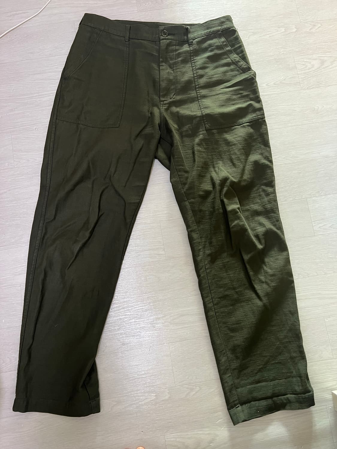 더레스큐 퍼티그 팬츠 다크 브라운 상품이미지1