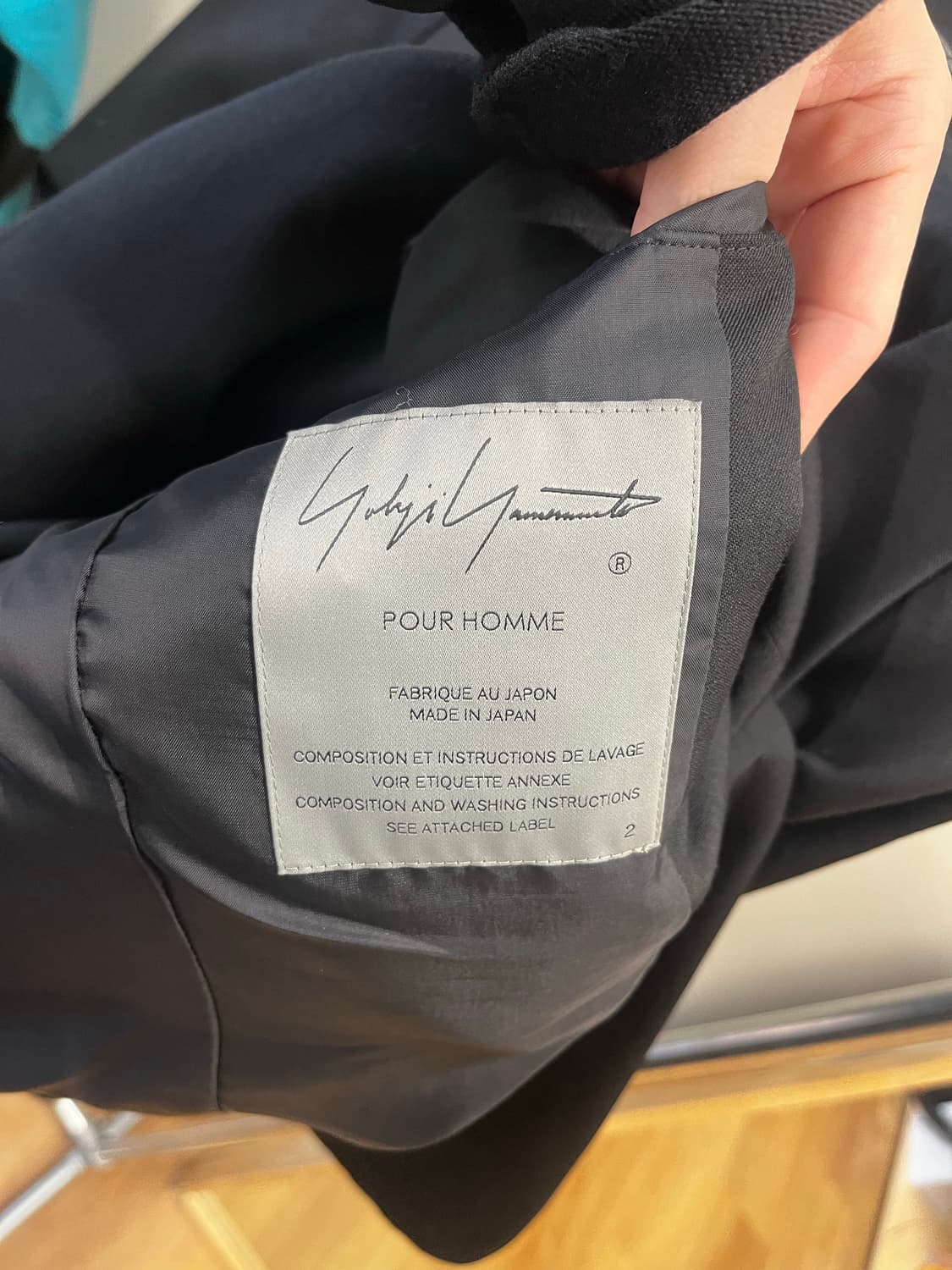 요지야마모토 뿌르옴므 24ss 더블 블레이저 상품이미지5