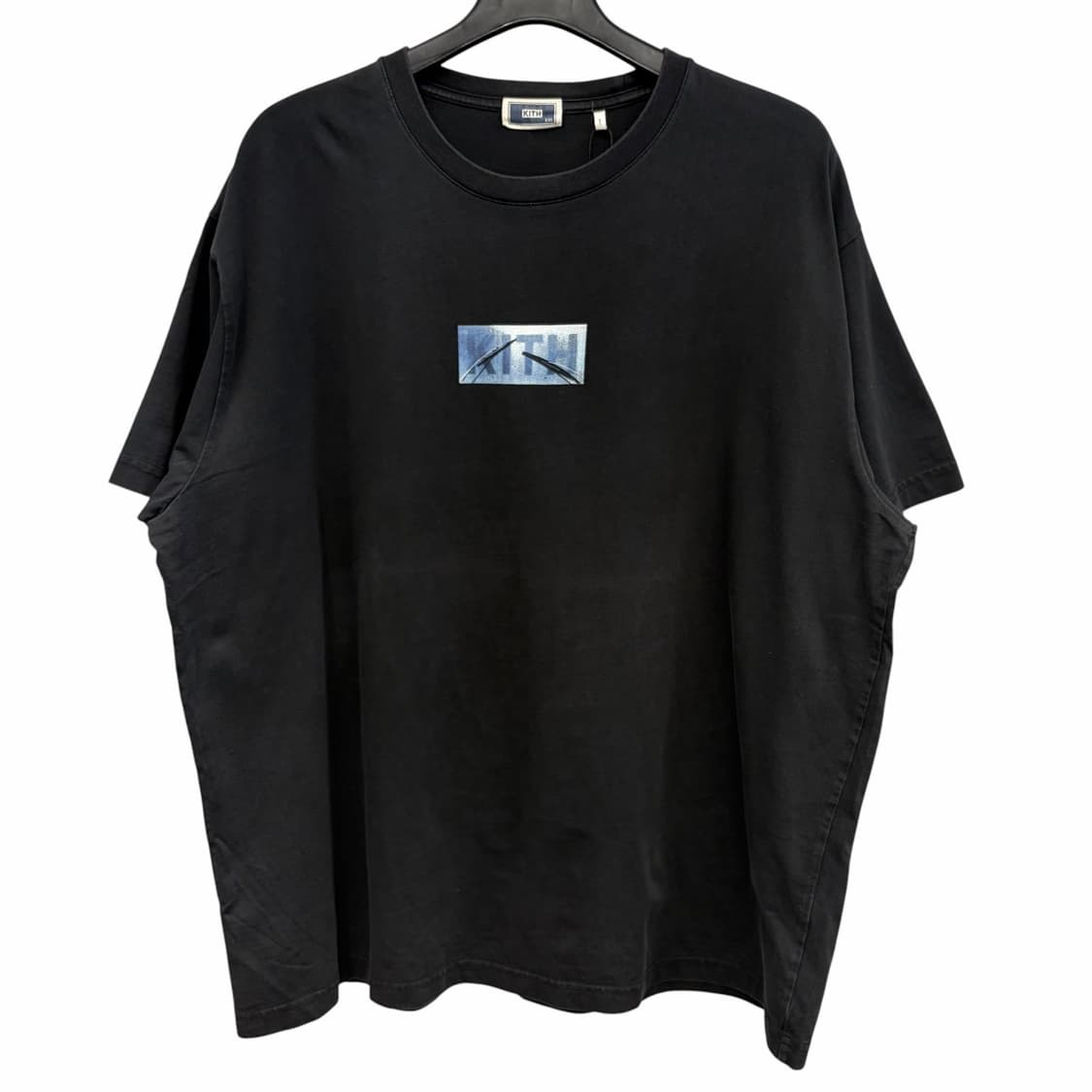 KITH 키스 윈드 실드 박스 로고 블랙 반팔 티셔츠 2XL 상품이미지1