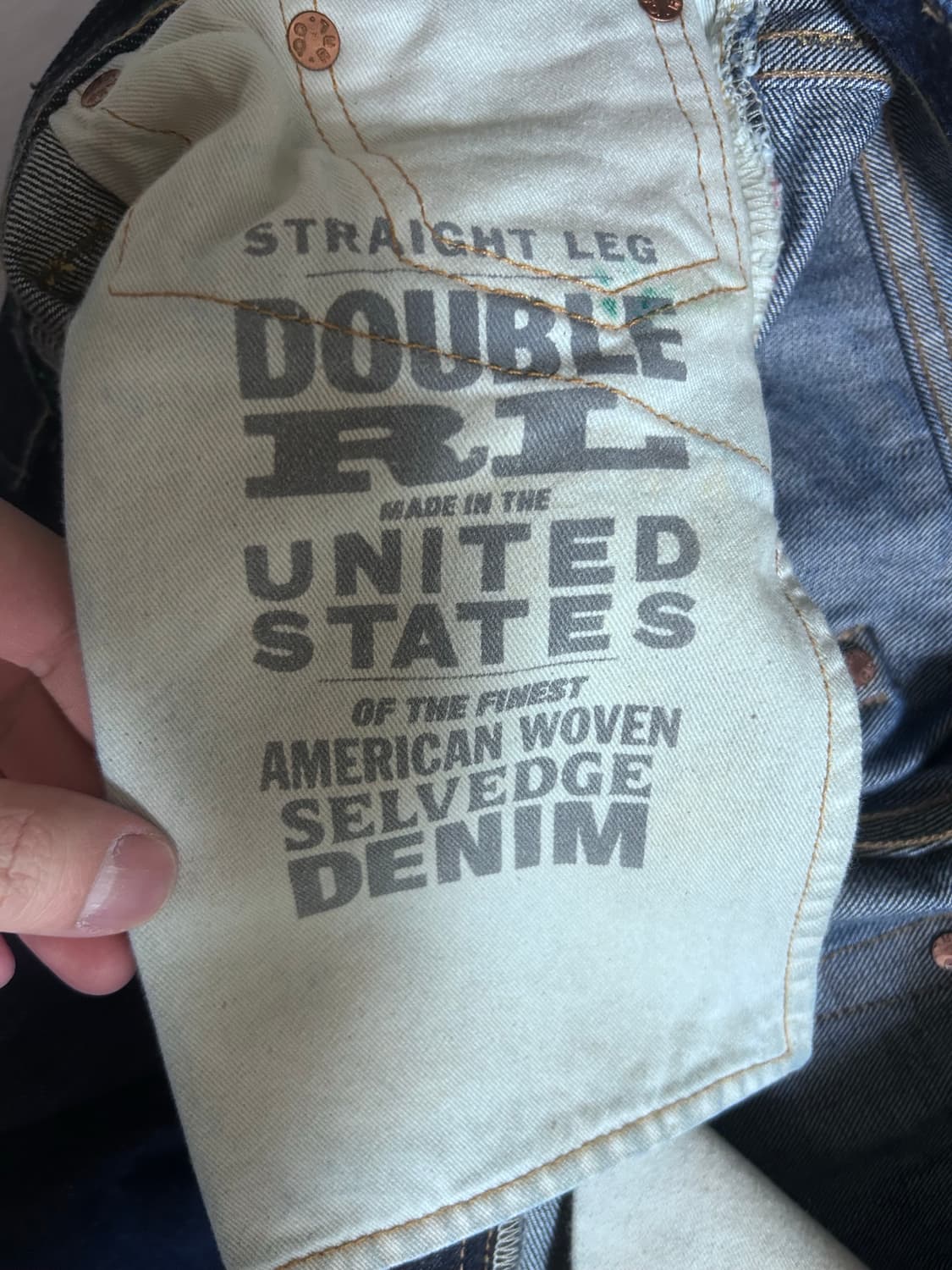 RRL 스트레이트 레그 핏 데님 진 29x30 상품이미지4