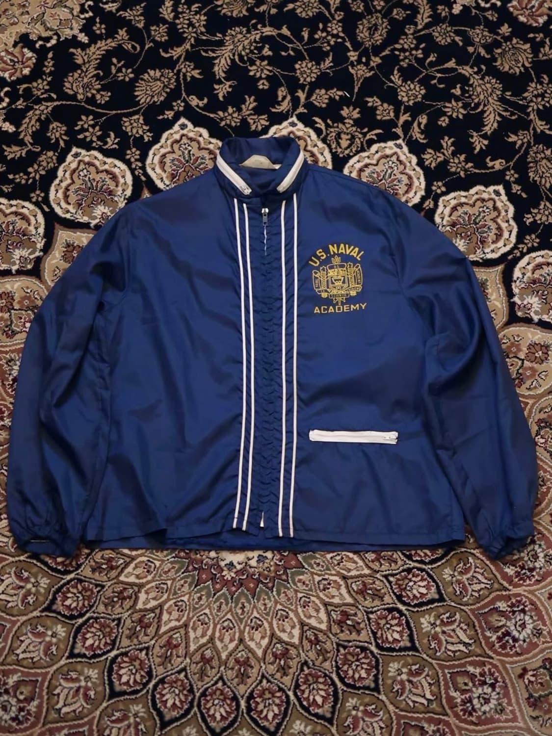 60s USNA 코치 윈드브레이커 빈티지 Made in USA 상품이미지4