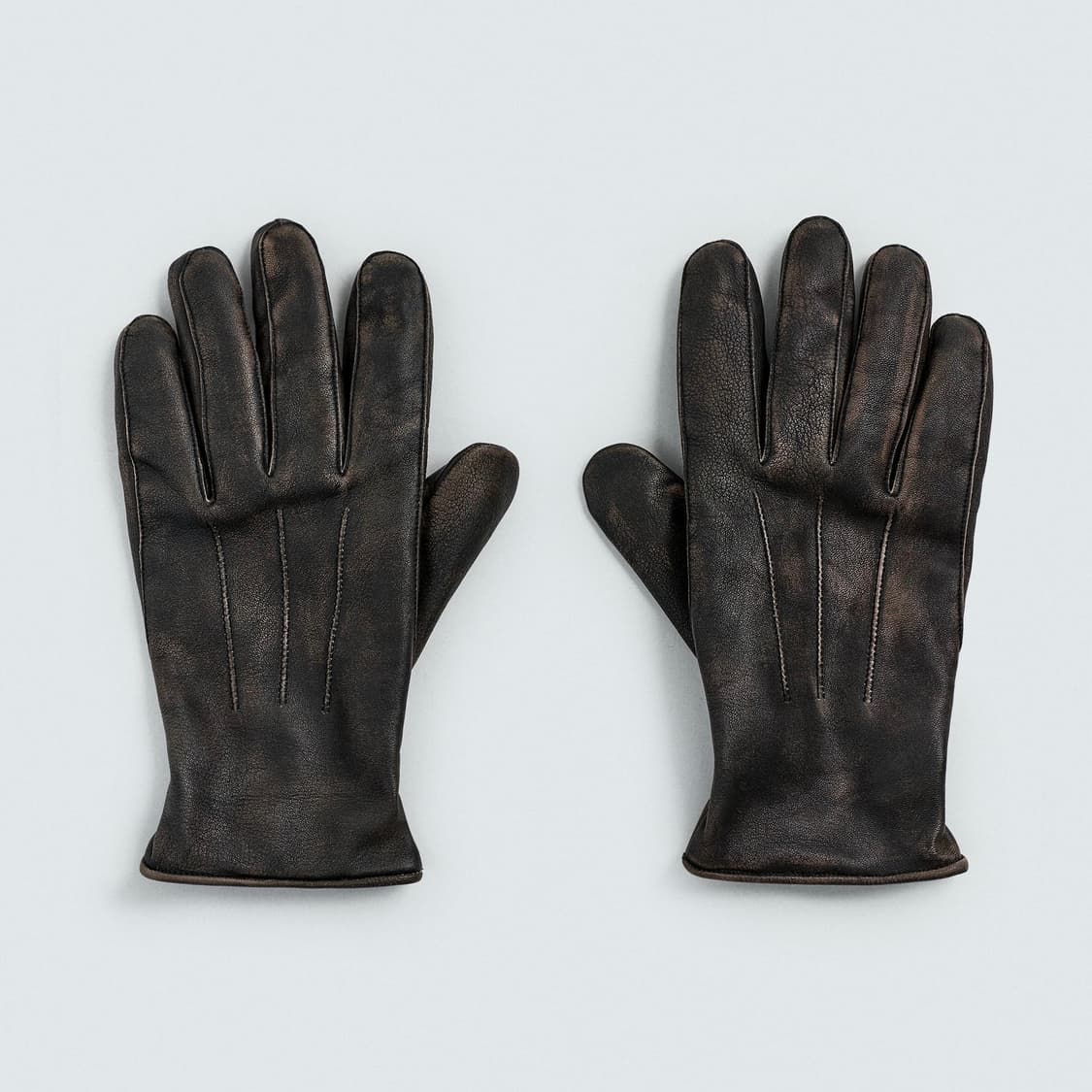 자라 리미티드 에디션 램스킨 빈티지 레더 장갑 L size 상품이미지1