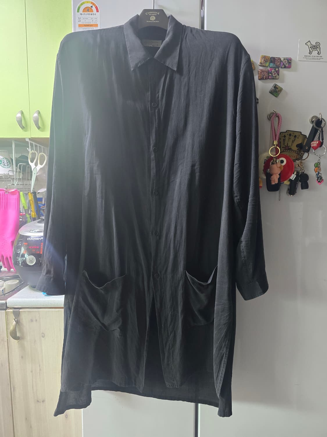 요지야마모토 푸르옴므 19ss 텐셀 롱셔츠 4사이즈 상품이미지1