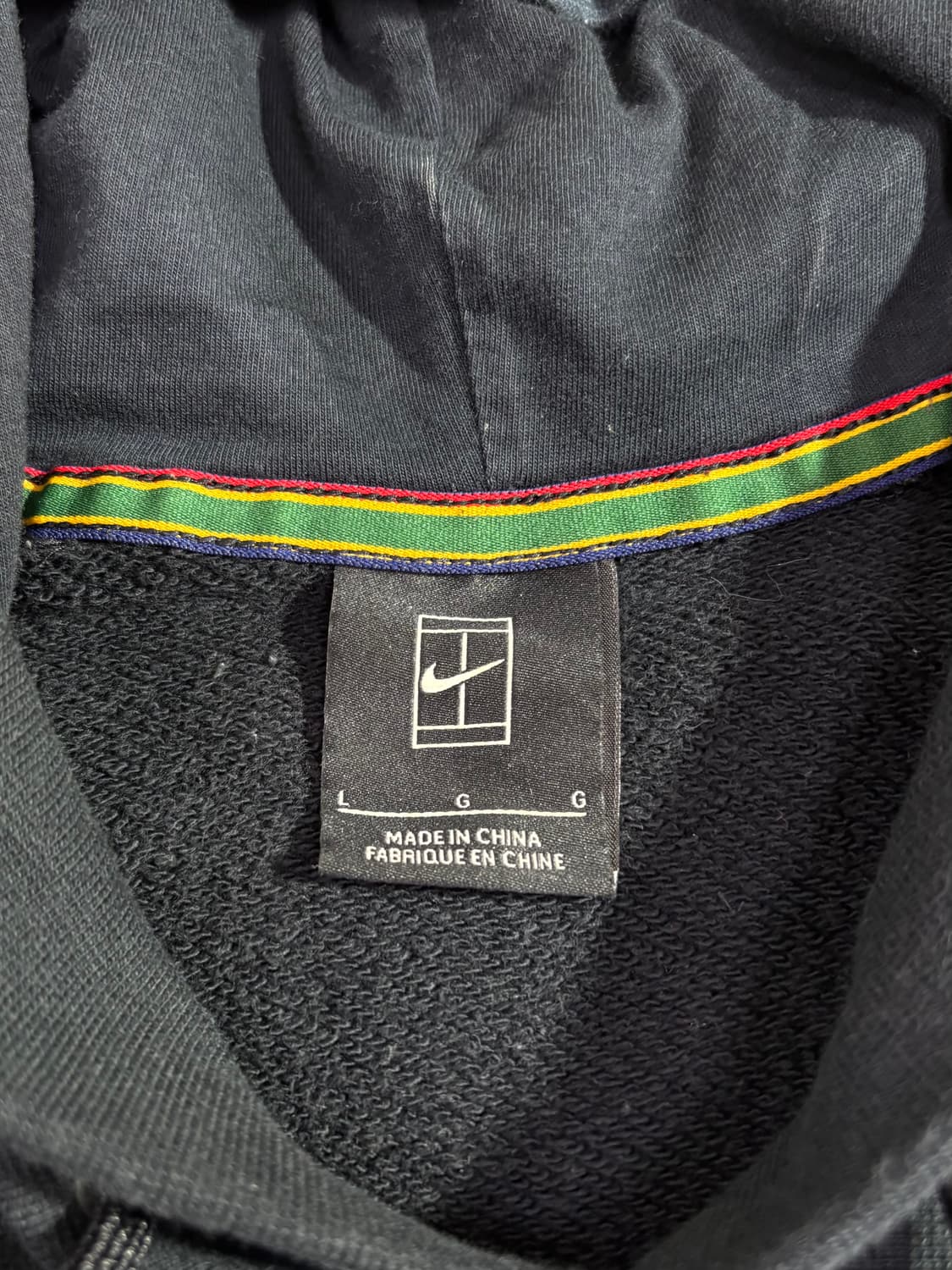 나이키 00‘s 테니스로고 블랙 후드 상품이미지5