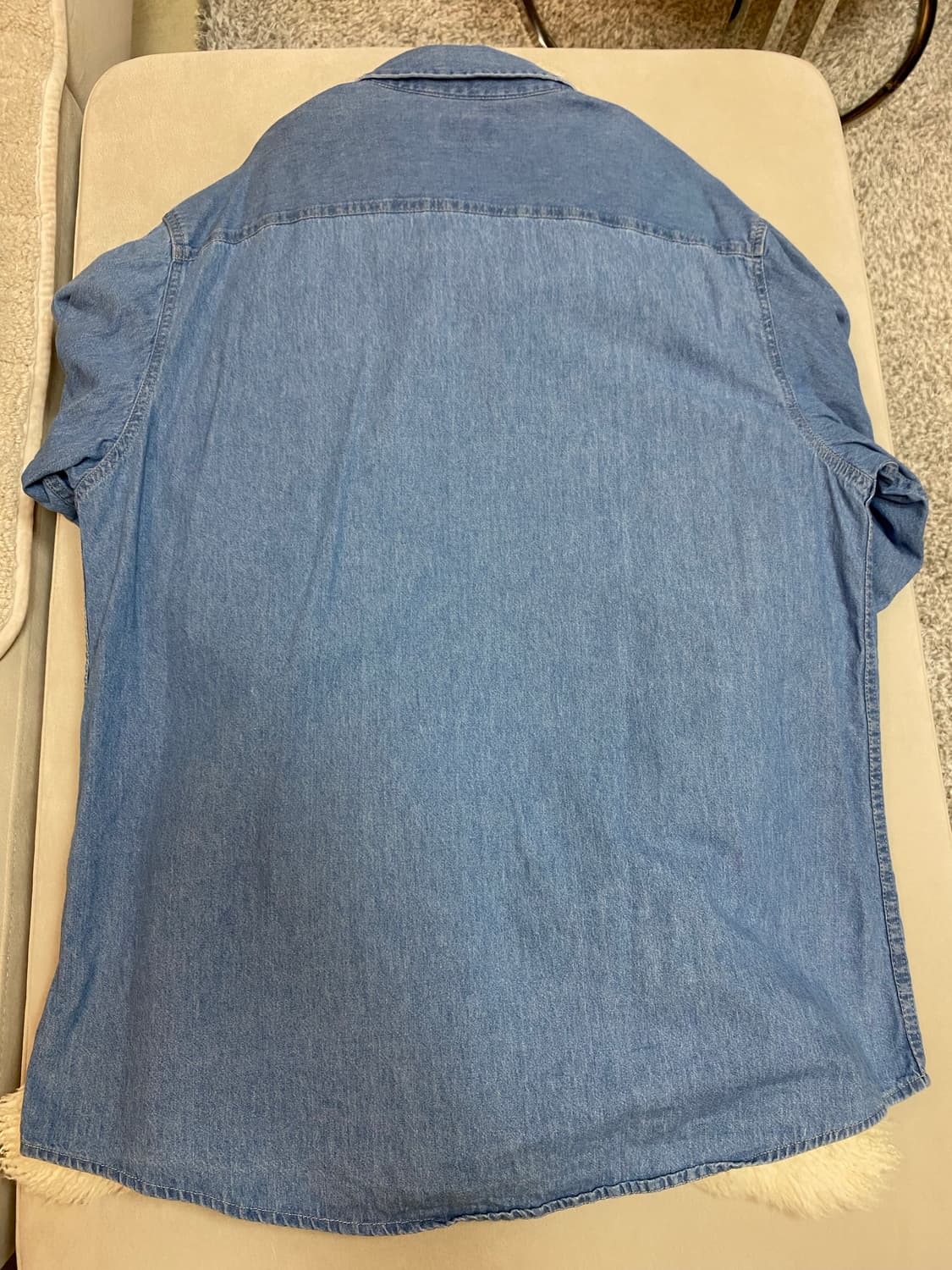 미국 빈티지 데님 셔츠 샴브레이 셔츠 xl 리바이스 스타일 상품이미지7