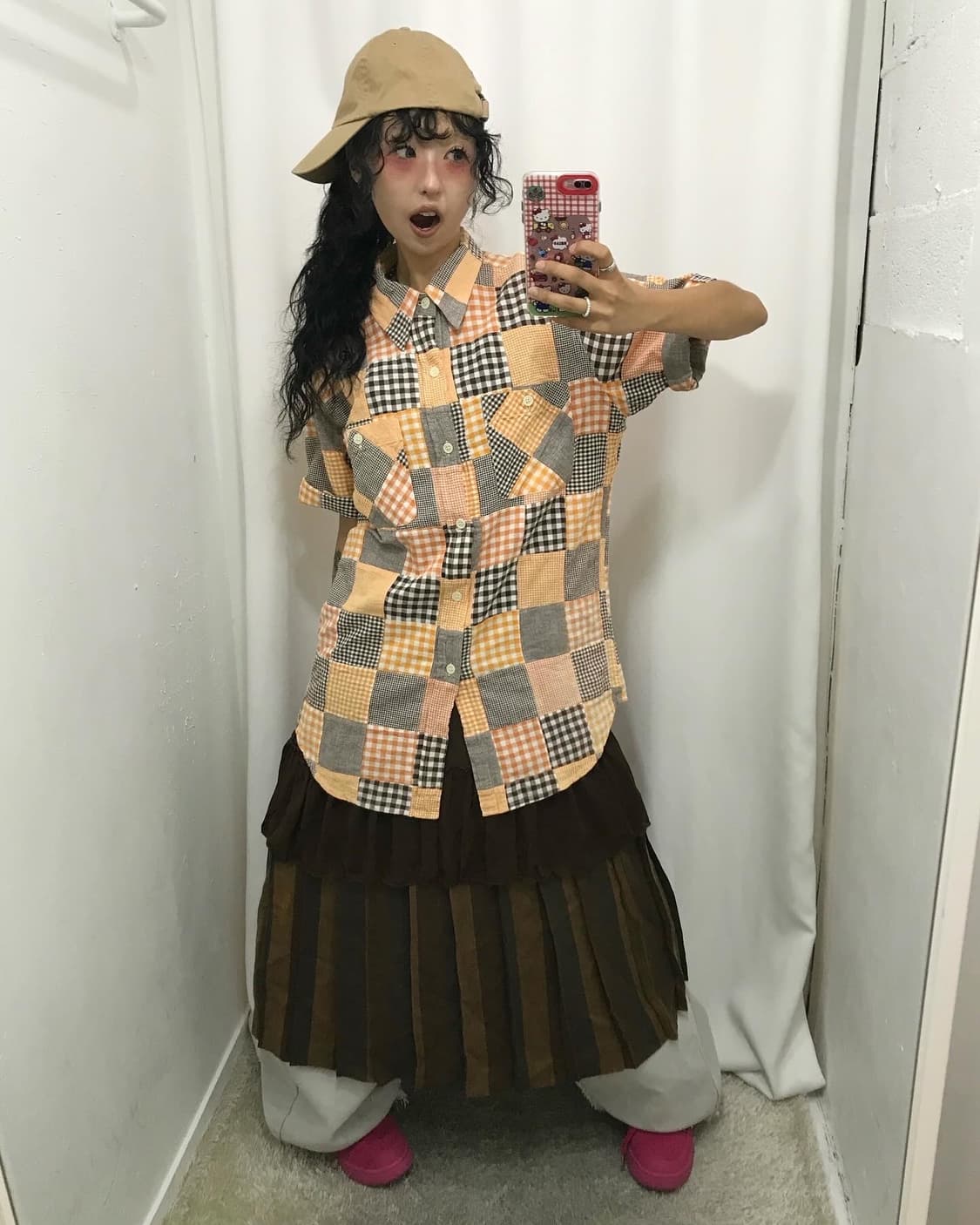 Bape BabyMilo Patch Work Shirt 상품이미지3