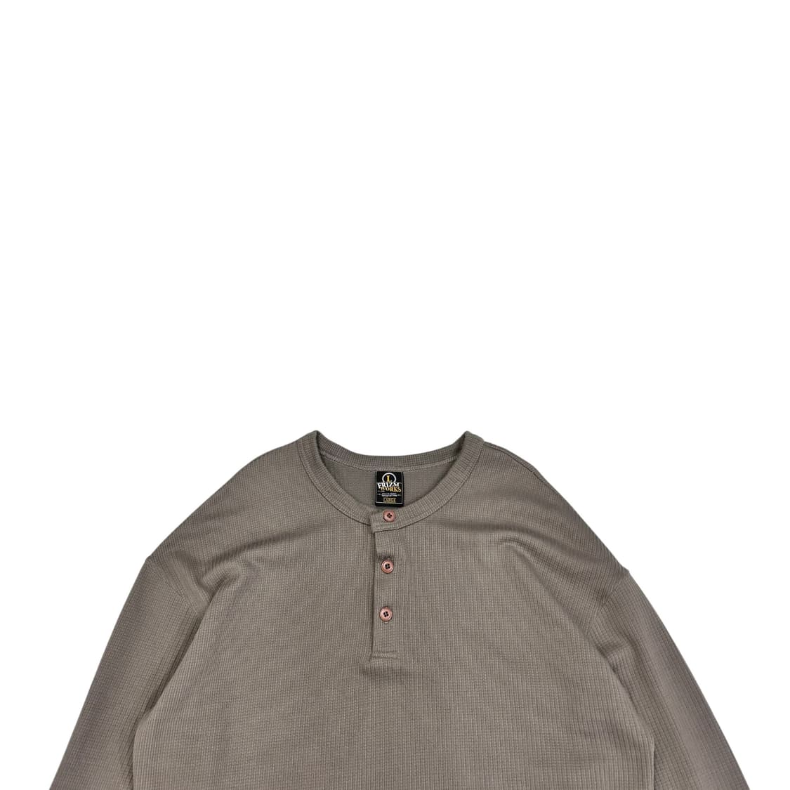 프리즘웍스 와플 헨리넥 긴팔티셔츠 상품이미지2