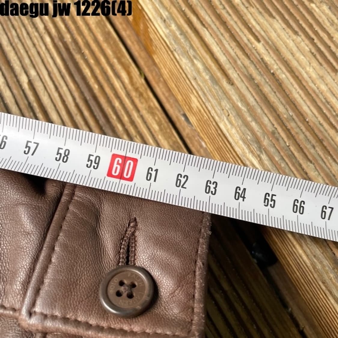 폴로 레더자켓 브라운 상품이미지10