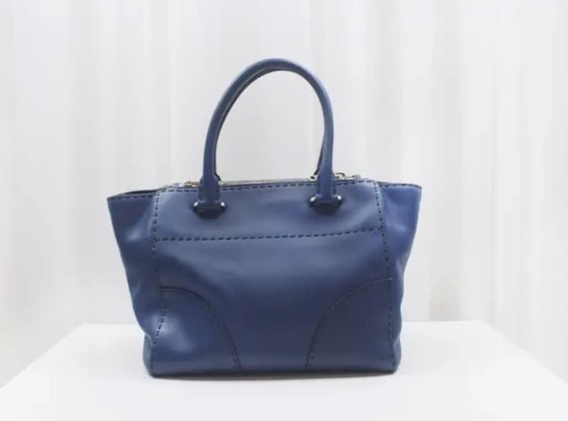[정품] 프라다 사피아노 스티치 네이비 토트백 상품이미지3