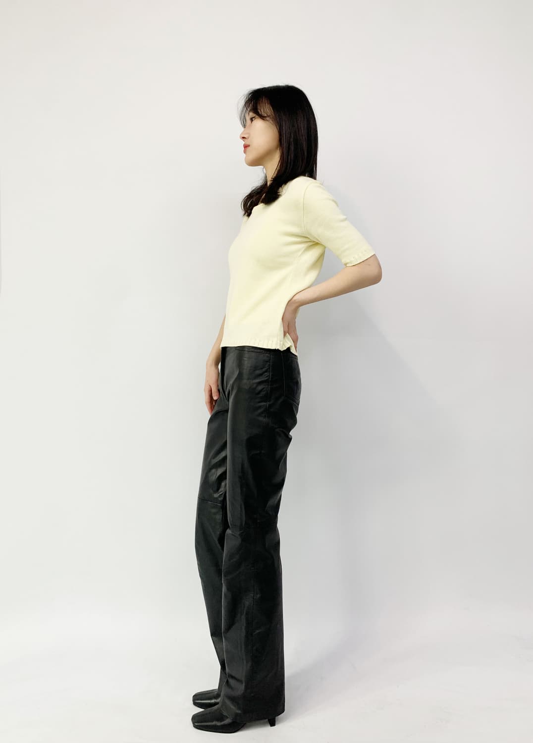  VININI made in italy 니트 반팔 상품이미지2