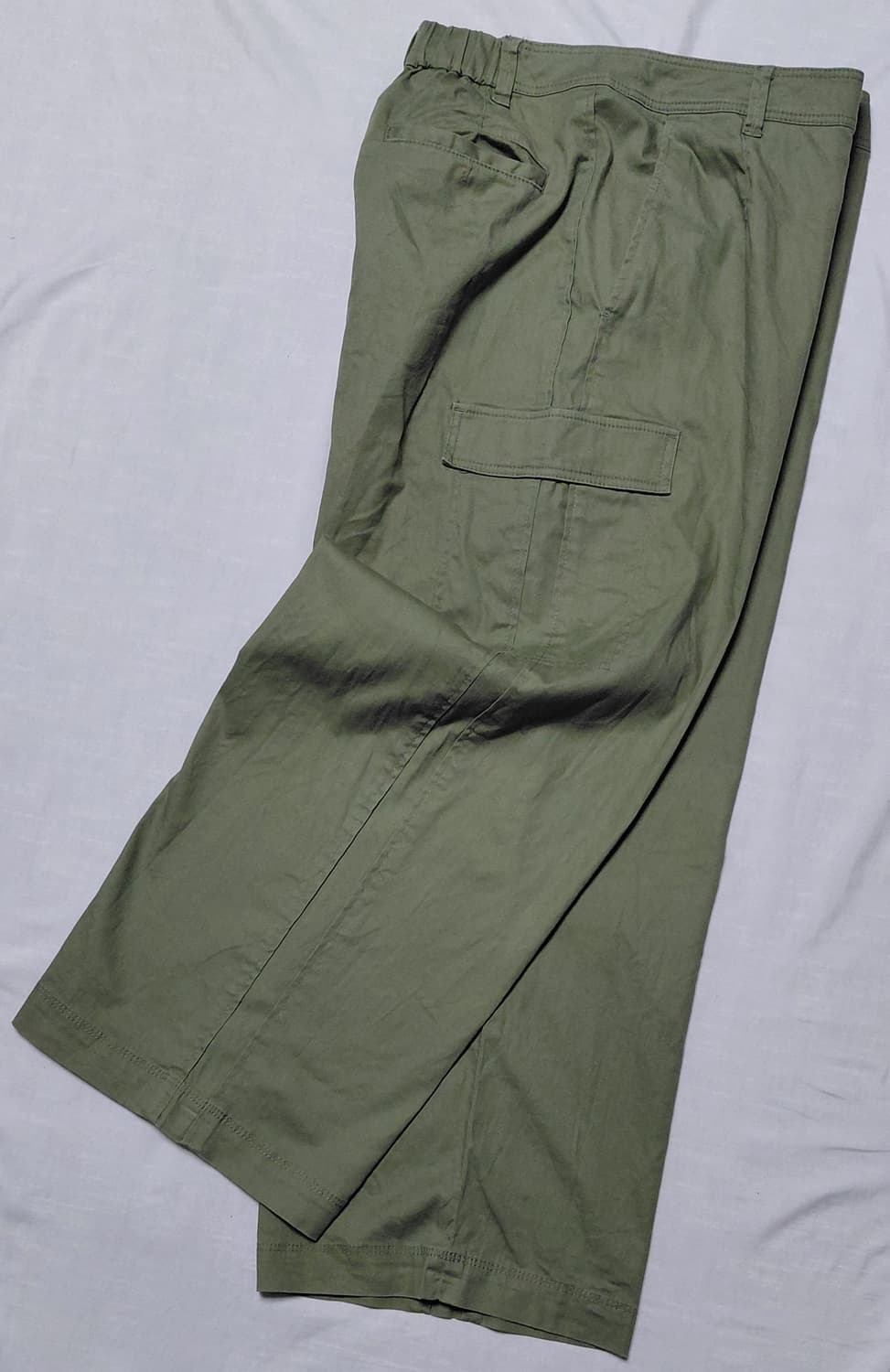 [44/77-88] EVEX by KRIZIA 코튼 린넨 와이드 카고바지 상품이미지9