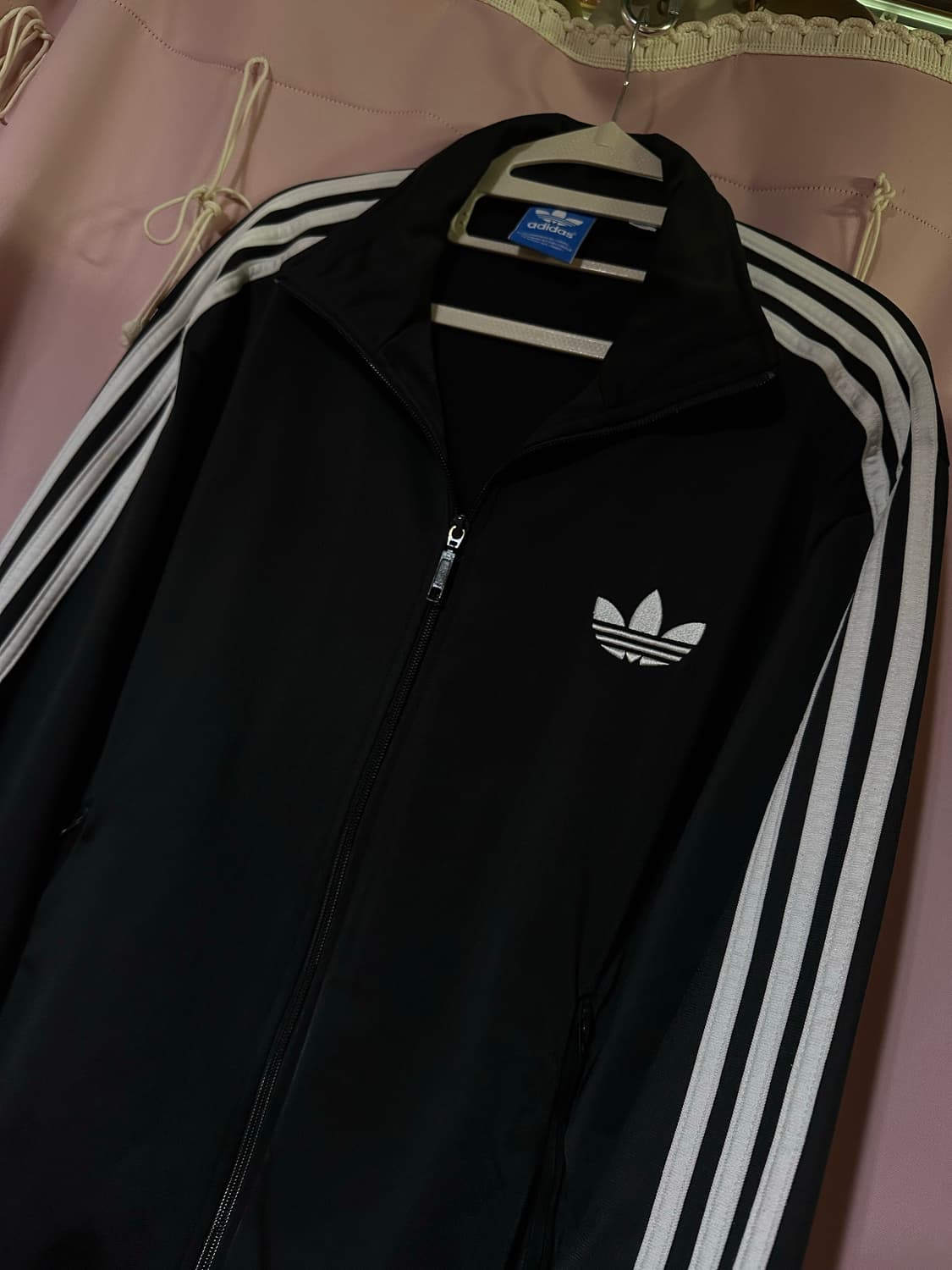 아디다스 져지 아디다스 파이어버드 블랙 불꽃 집업 트랙탑 아디다스 110 상품이미지1