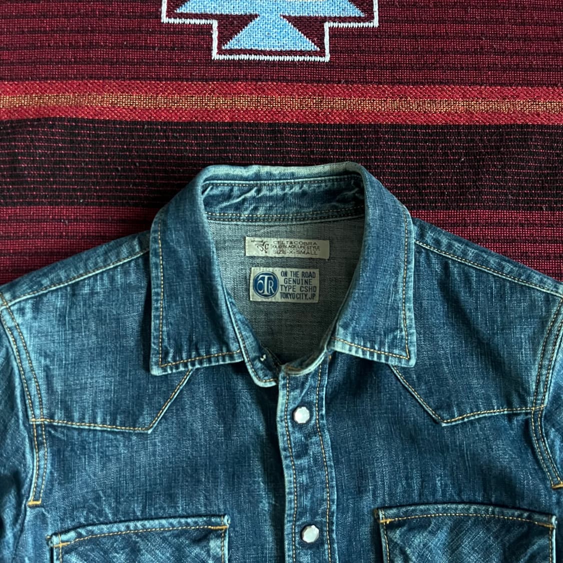 켈트앤코브라 데님 웨스턴 셔츠 CELT&COBRA 상품이미지3