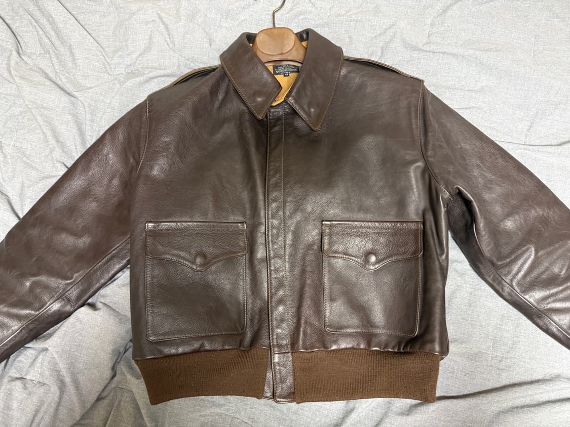 에어로레더 A-2 48사이즈 판매합니다. 상품이미지1