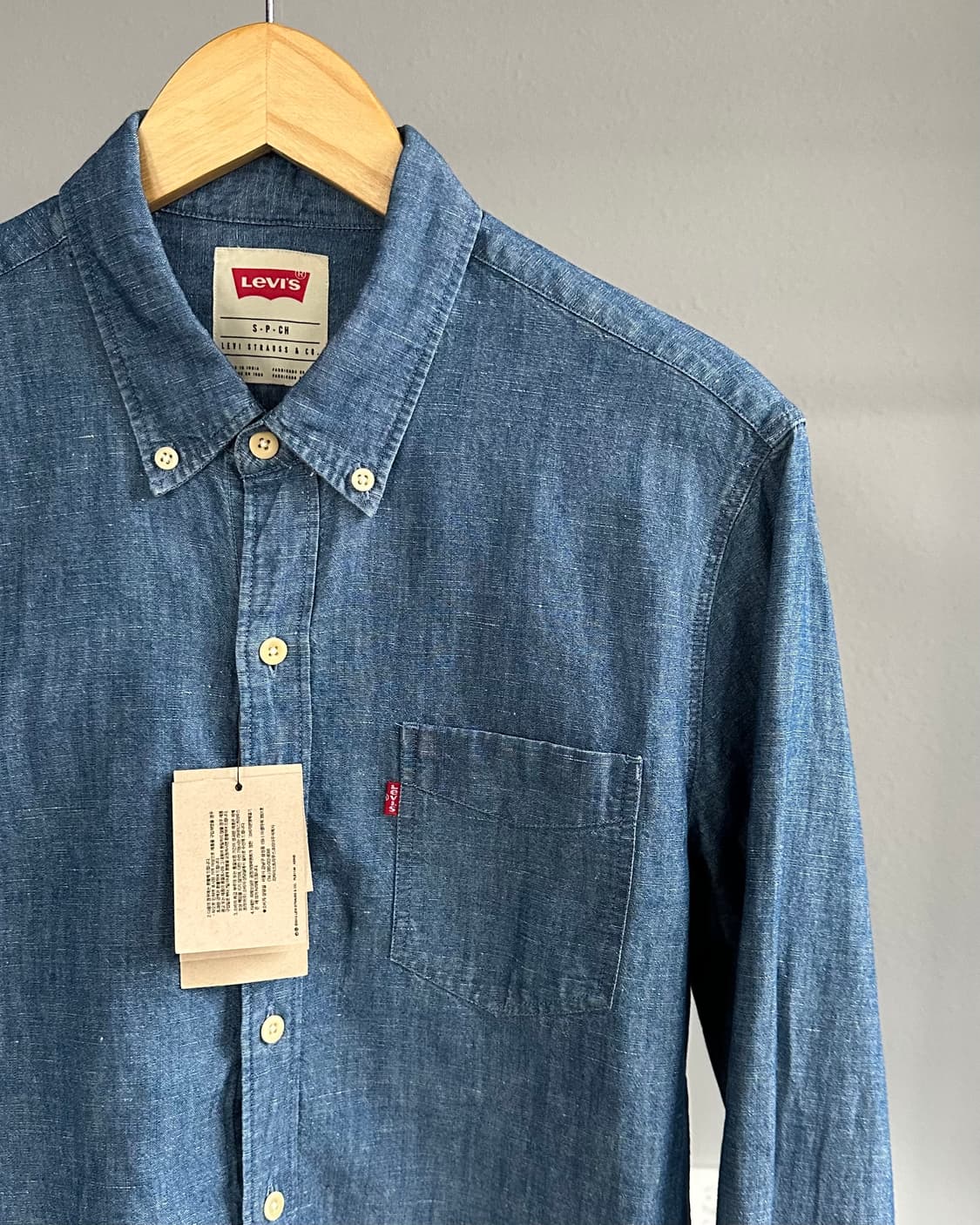 [S]리바이스 Levi's 클래식 포켓 샴브레이 셔츠 상품이미지3
