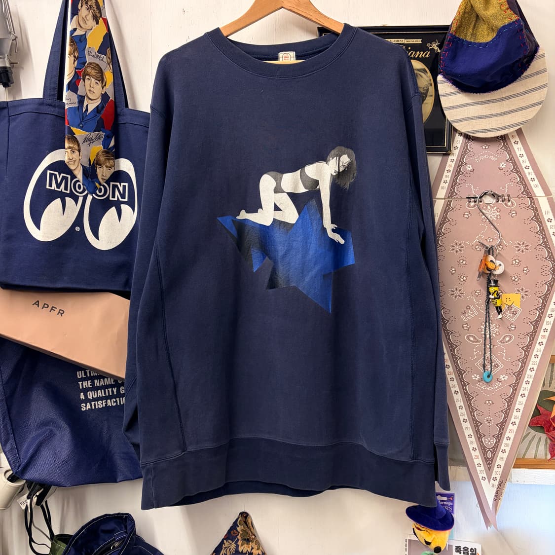 00's 베이프스타 올드베이프 스웨트 상품이미지1