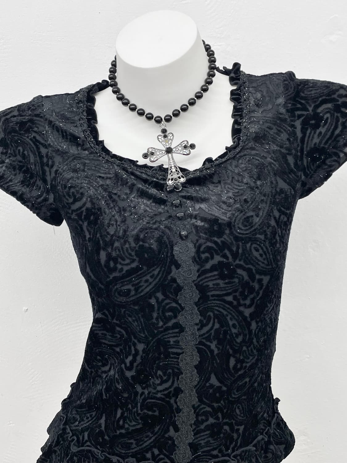 엔틱 벨벳 오리엔탈 탑 상품이미지4