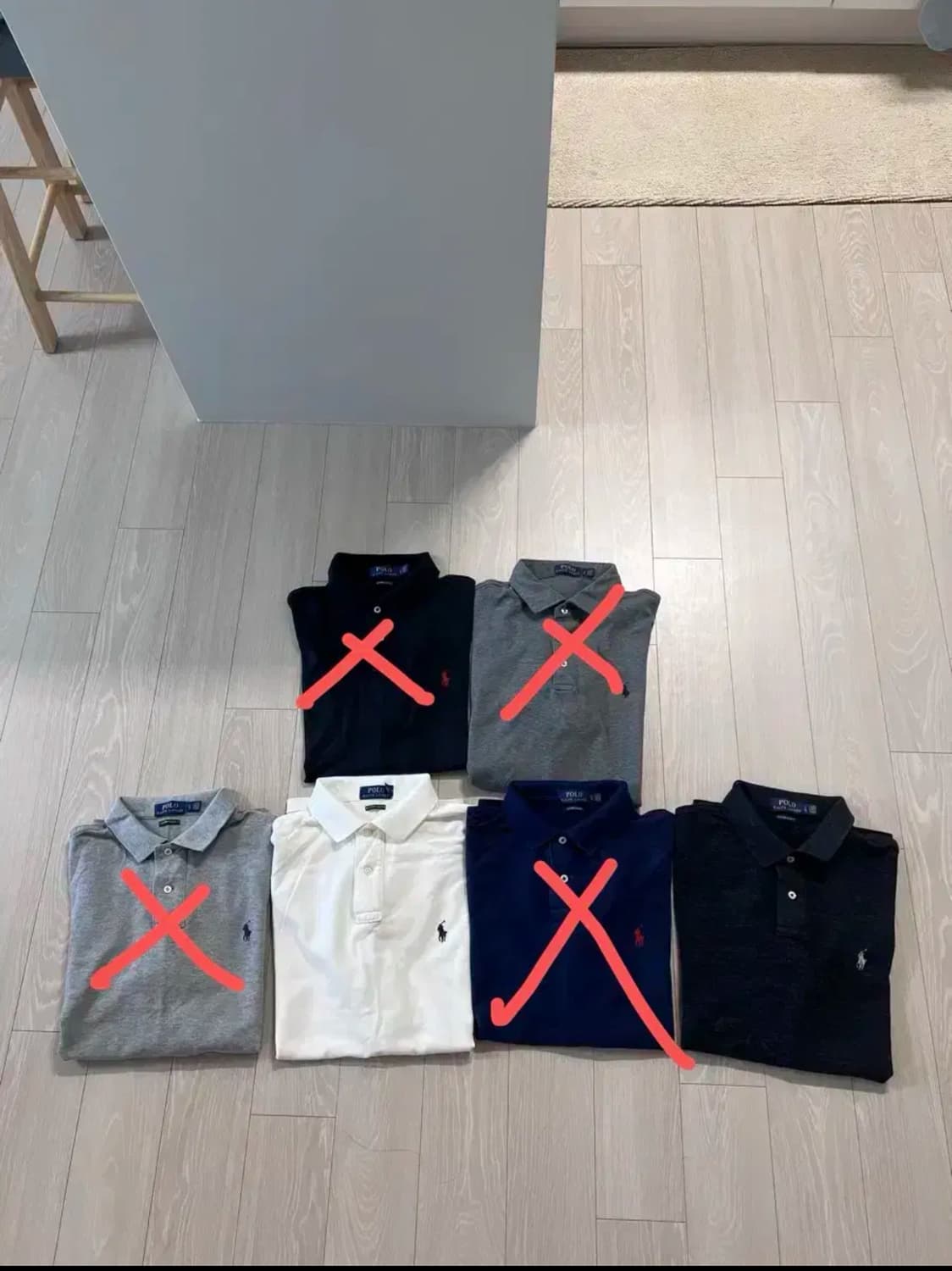 폴로 랄프로렌 반팔 카라티 커스텀슬림핏 L 2장 상품이미지1