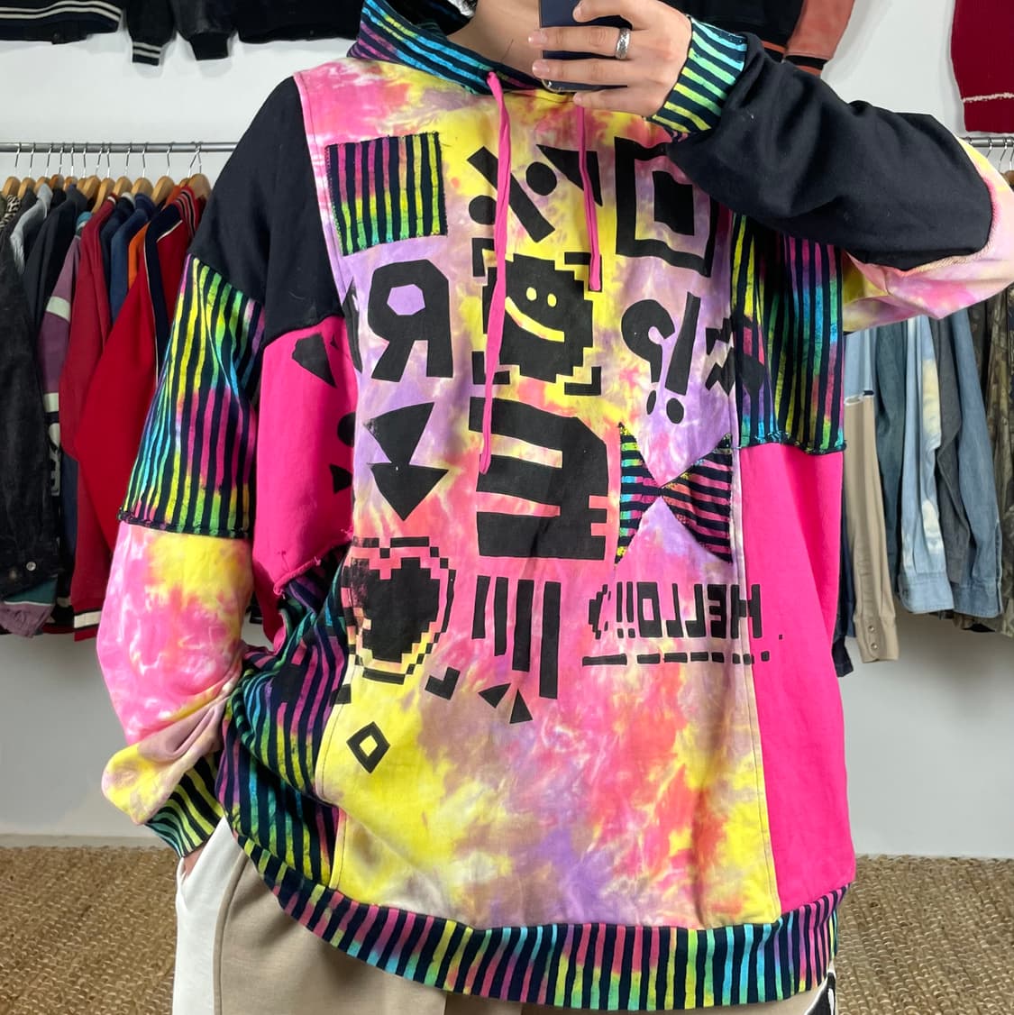 EL RODEO Japan 스트릿 오타쿠 오버핏 후드티 상품이미지2