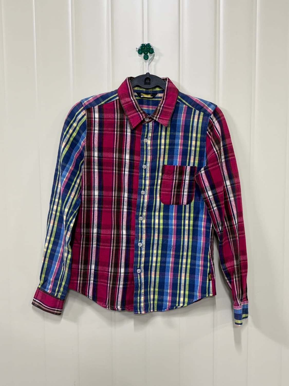 빔즈 보이 체크 셔츠 상품이미지1