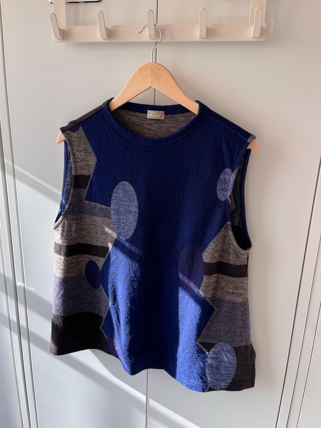 Always 블루 패턴 조끼 슬리브리스 상품이미지8