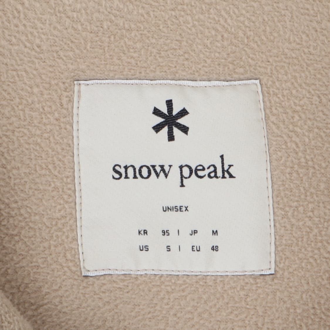 스노우피크 베이지 플리스 자켓 상품이미지8