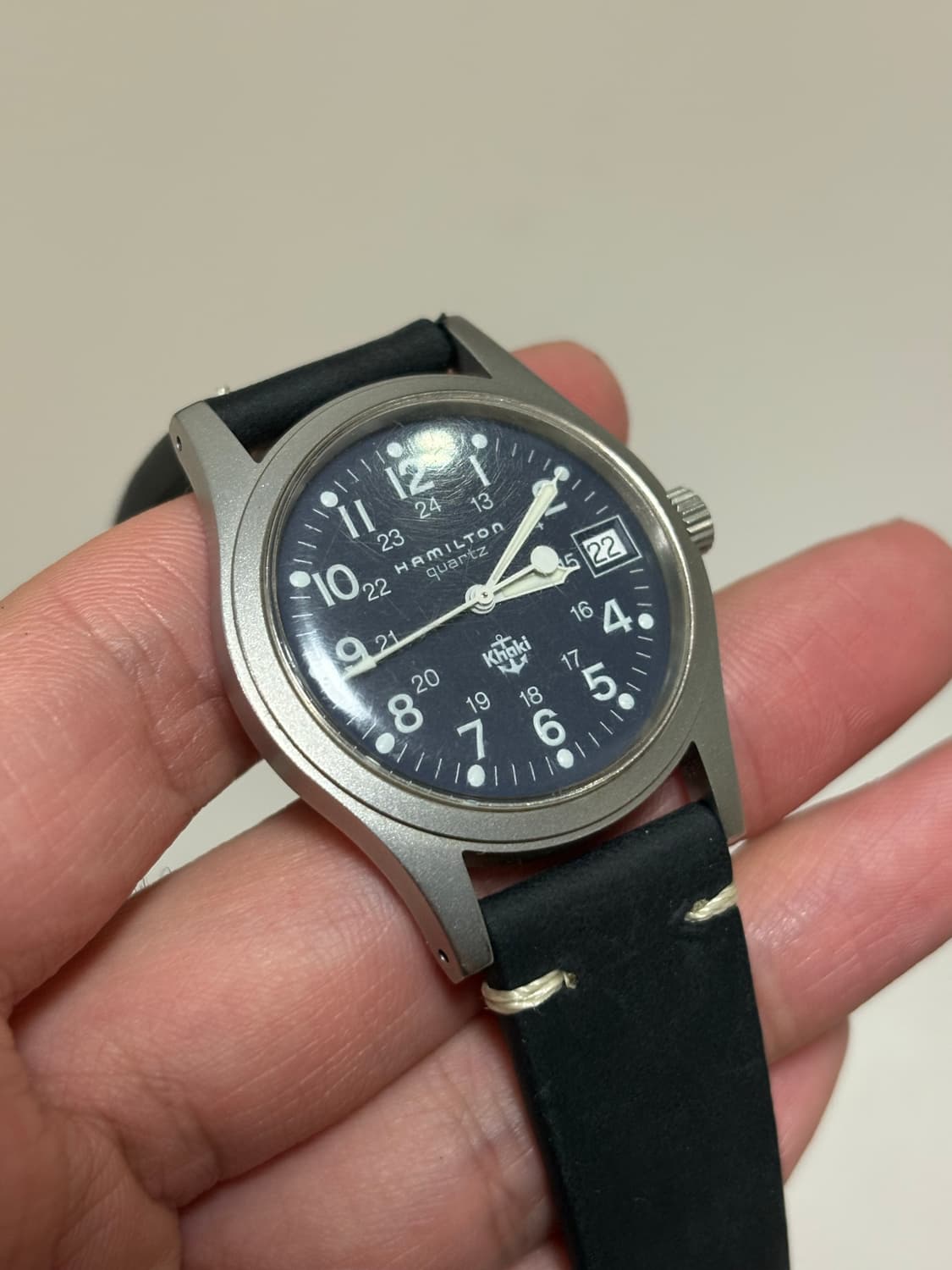 해밀턴 카키필드 9797 빈티지 청판 상품이미지3