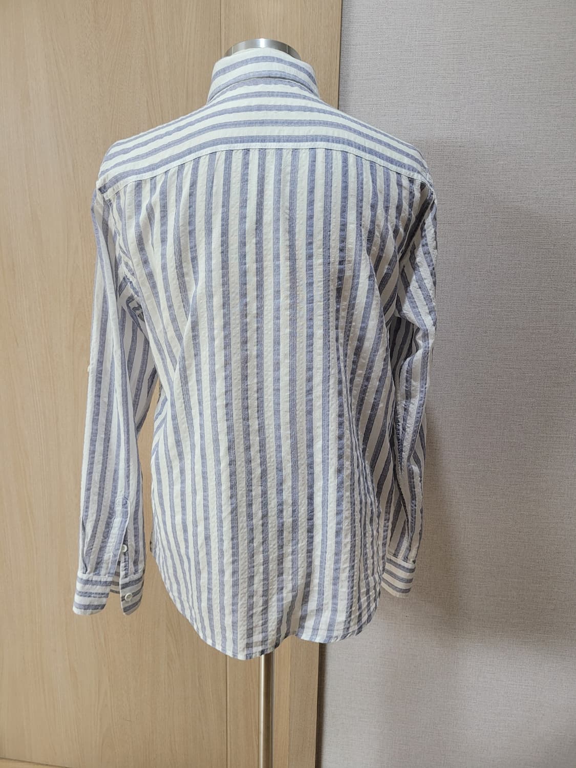 잭앤질 Jack&Jill 남자 스트라이프 셔츠 100 스카이블루 상품이미지7