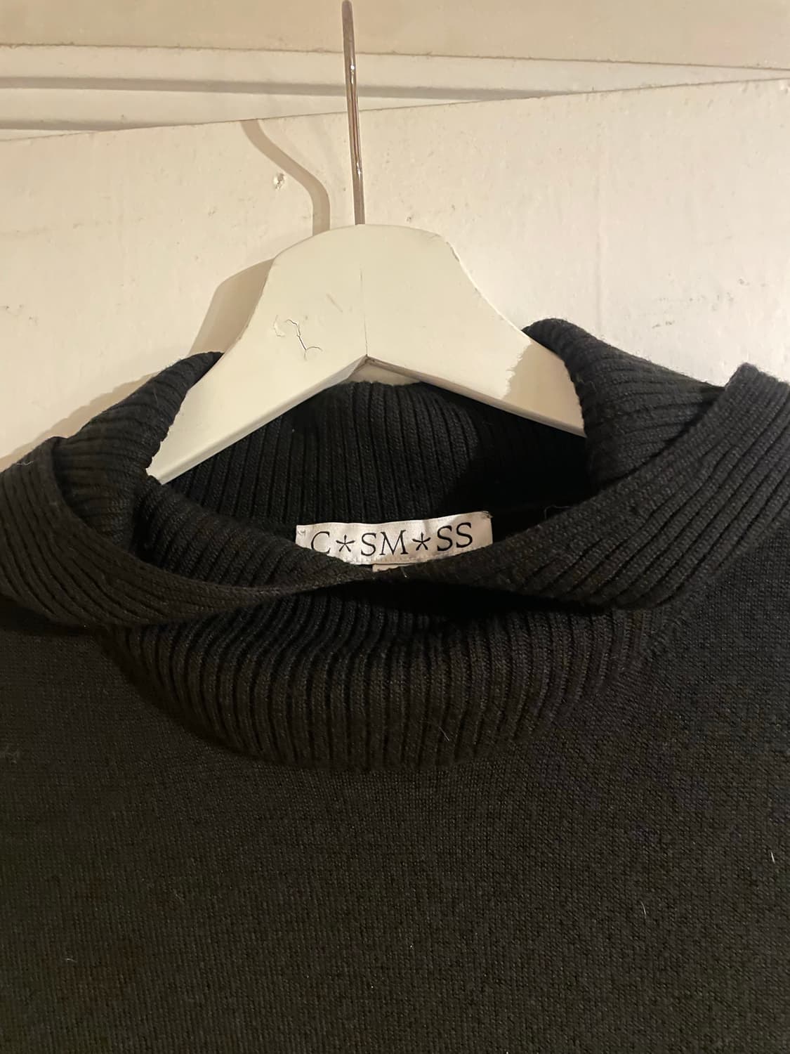 코스모스 립 후디 니트 블랙 M 상품이미지3