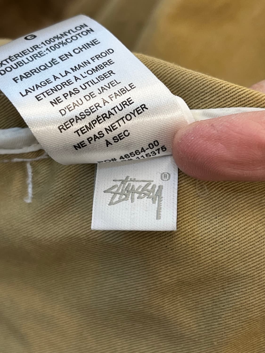 스투시 트랜스루센트 레오파드 코치 자켓 상품이미지10