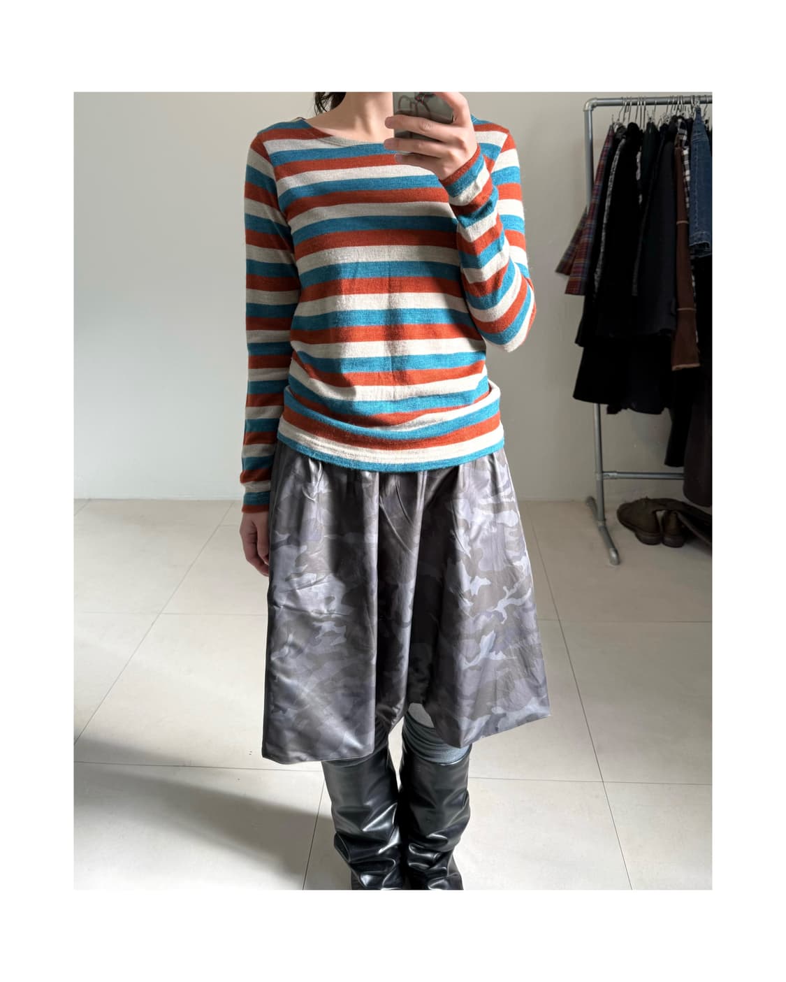 Quadro 스트라이프 니트 상품이미지5