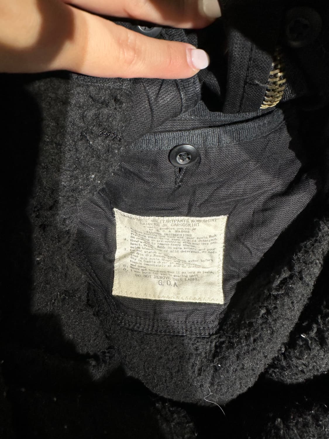 G.O.A 고아 가먼츠 피쉬테일 파카 개파카 빅후드 퍼 야상 자켓 L 상품이미지10