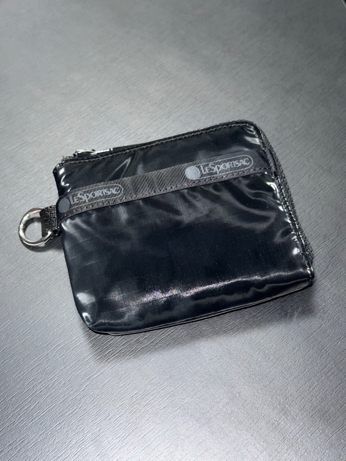 레스포삭 카드 지갑 블랙 샤인 슬림 월렛 상품이미지1