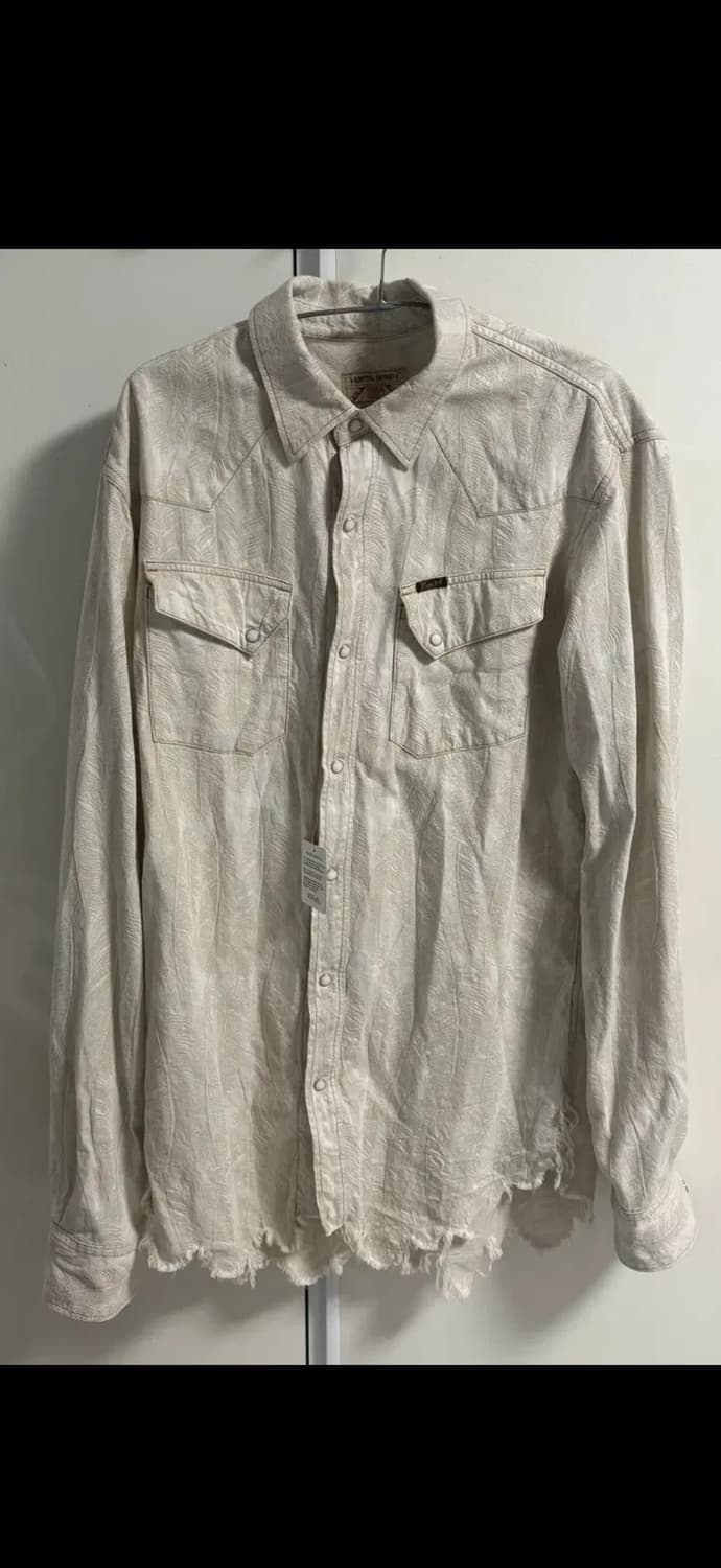 캐피탈 5온즈 맥파이 데님 웨스턴 셔츠 카나리 상품이미지3