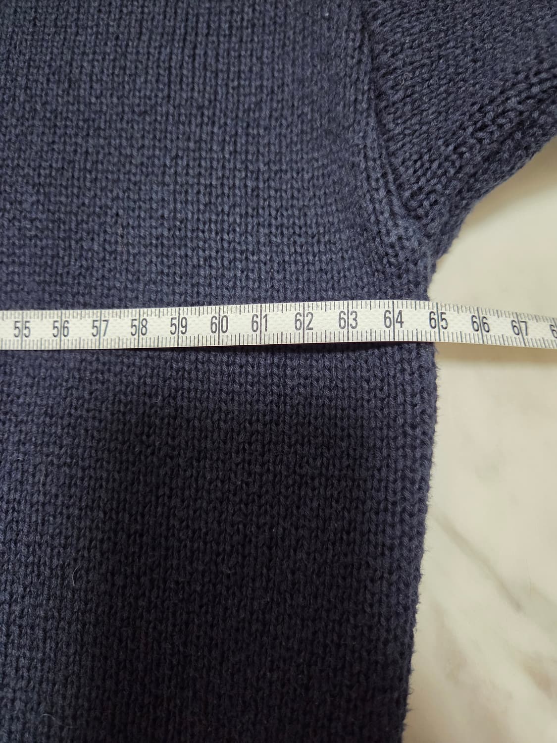 피오갓에센셜 풀오버 다크 네이비 니트 상품이미지9