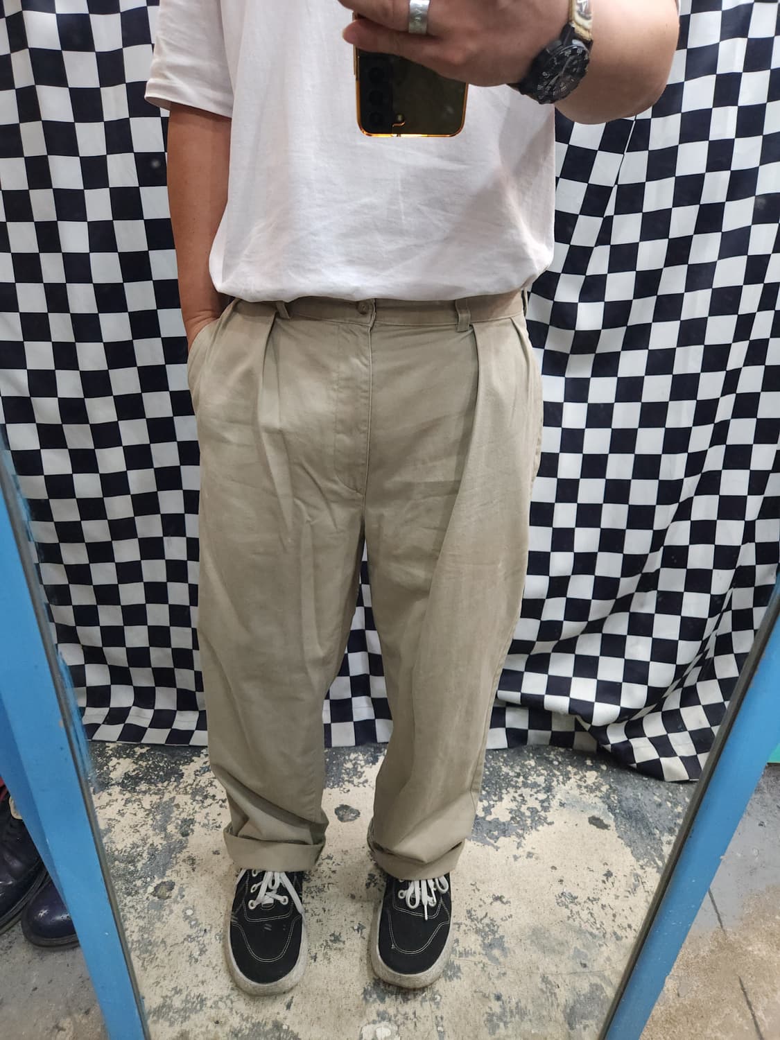 폴로 랄프로렌 90s 핀턱 앤드류 코튼 팬츠
​
 상품이미지9