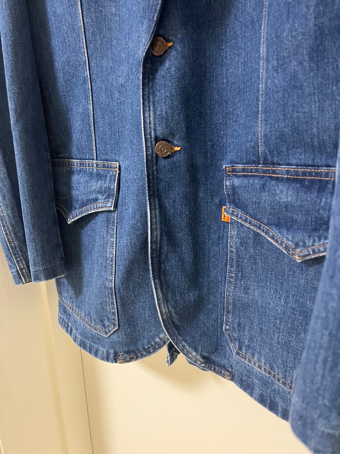 리바이스빈티지클로딩 LVC 2018 오렌지탭 콘밀 데님자켓 L 42 상품이미지3