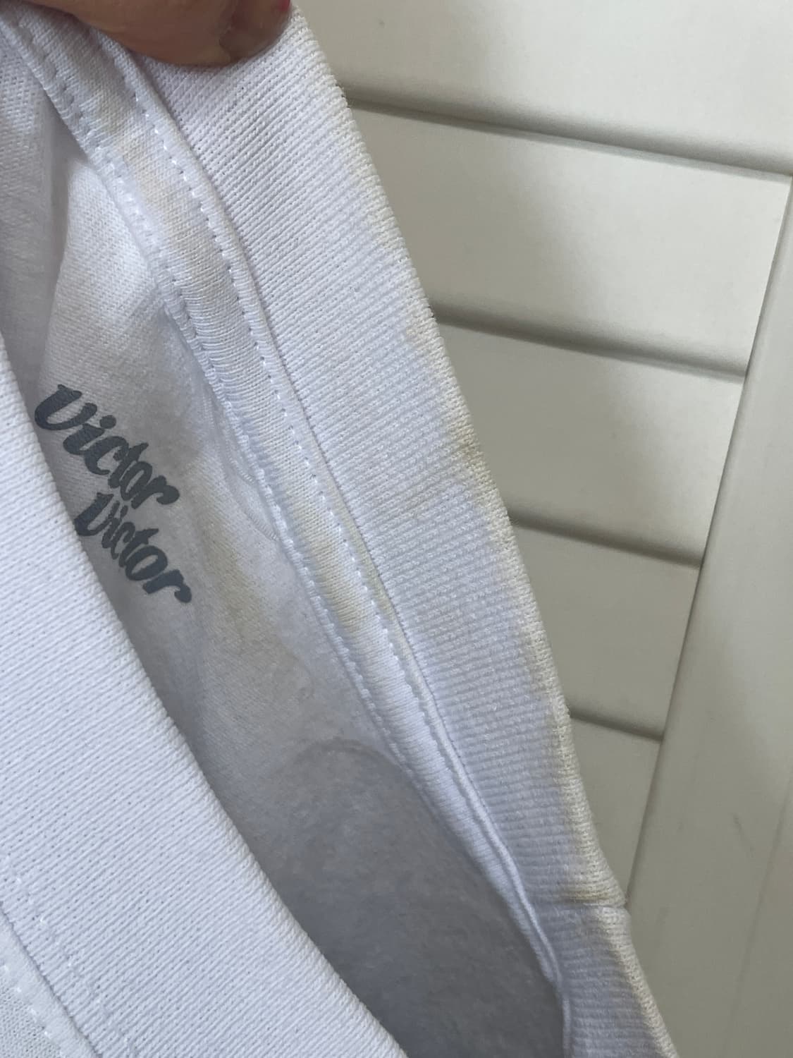 Nigo x Victor Victor, White sleeve 흰 긴팔 상품이미지5